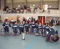 Il était une  2è fois la coupe de France féminine Handibasket