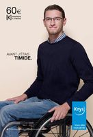 Illustration article Campagne de pub Krys : la timidité est-elle un handicap ?