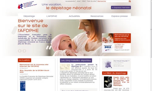 Dépistage maladies rares de l'enfant : un nouveau site web !