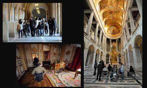 Illustration article En fauteuil roulant, ils s'emparent du château de Versailles