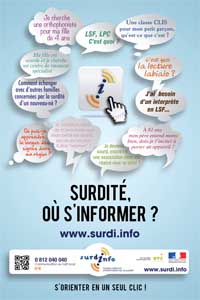 Lancement du dispositif national d'information surdité