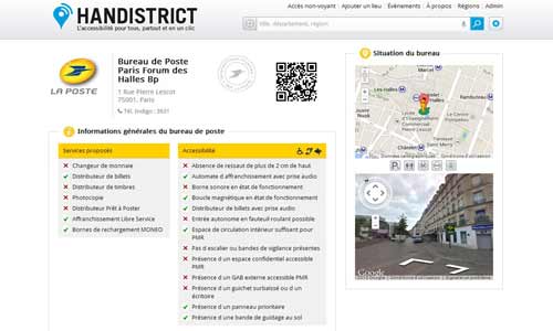 8 000 établissements accessibles en France sur Handistrict