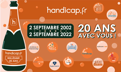 2 septembre 2002-2 septembre 2022 : Handicap.fr a 20 ans ! 