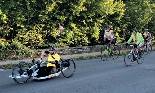 Illustration article 2 000 km en handbike pour lever les freins au handisport