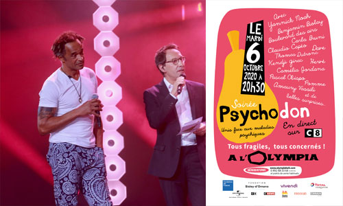 Illustration article 6 octobre, Psychodon: santé mentale à l'honneur à l'Olympia