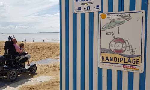 Illustration article Handiplage fête ses 25 ans : 121 plages labellisées!