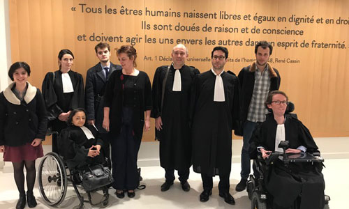 Illustration article Accessibilité du palais de Justice à Paris: des handi jugent