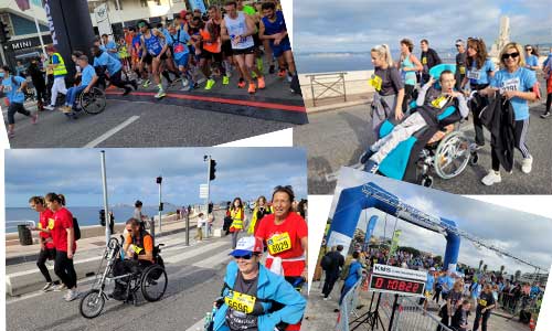 Illustration article Algernon : 5 000 coureurs handi-valides réunis à Marseille