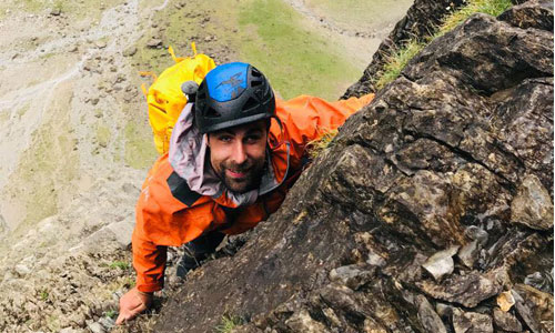 Alpinisme : David Labarre, les sommets à l'aveugle