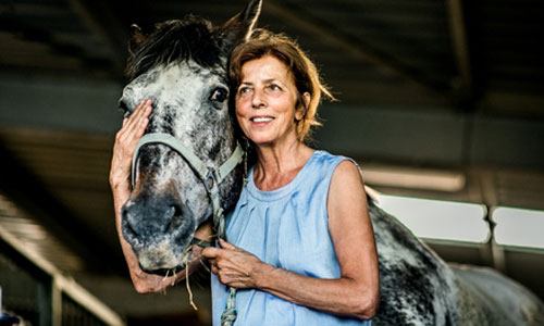 Illustration article Alzheimer: partenariat pour murmurer à l'oreille des chevaux