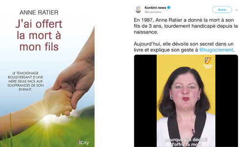 Illustration article Anne Ratier a "offert la mort à son fils" : son livre choc