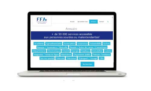 Illustration article Annuaire : 50 000 services accessibles aux personnes sourdes