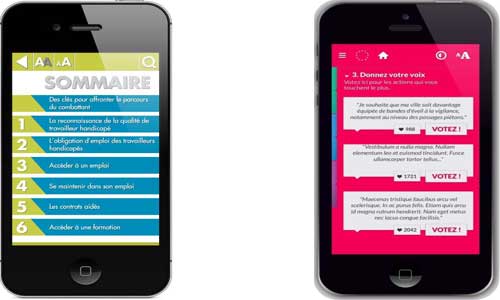 Illustration article Revendiquez sur smartphone, 2 applis pour citoyen handicapé 