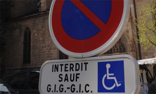 Signalisation - Places Réservées - Logo Pmr Symbole Handicap