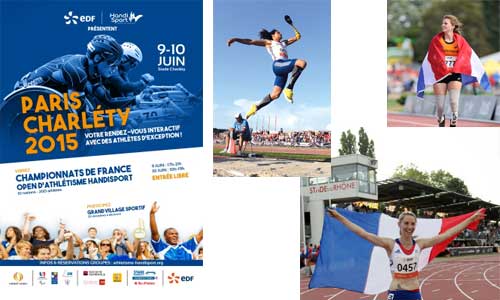 Illustration article  9 et 10 juin, l'athlétisme handisport s'installe à Charléty