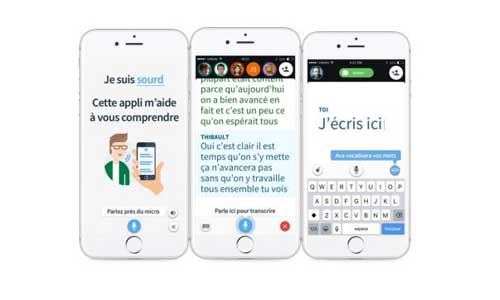 Illustration article AVA : l'appli qui permet aux sourds de converser