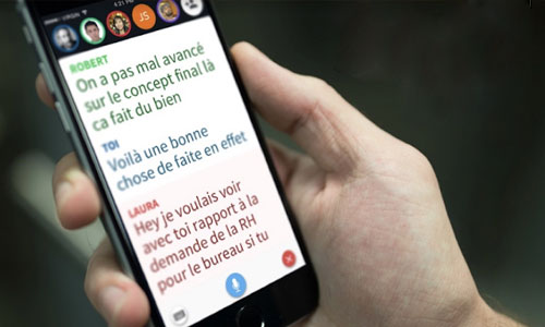 Appli pour sourds : des conversations transcrites à 99%