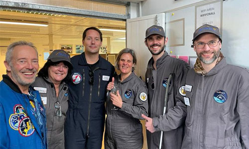 Illustration article Aveugle, elle défie l'apesanteur à bord d'un Airbus AirZeroG