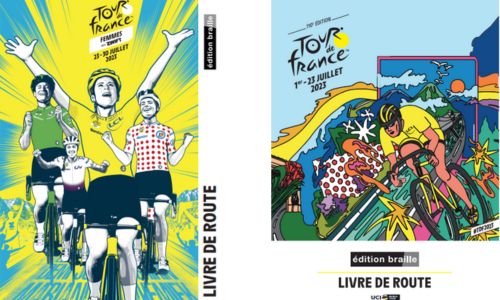 Cécité : 2 livres adaptés pour suivre le Tour de France 2023