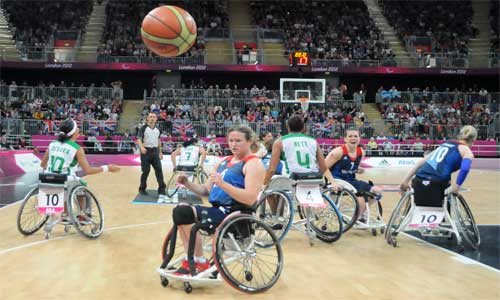 Illustration article Paris : des initiations au basket fauteuil tout l'été