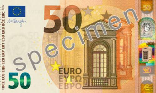 Illustration article Le nouveau billet de 50 euros accessible aux malvoyants