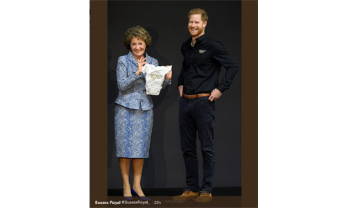 Illustration article Un body Invictus Games pour le " royal baby "