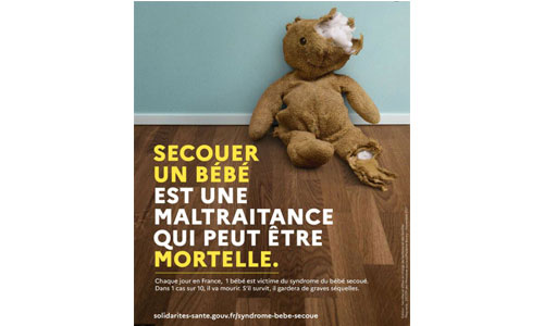 Campagne sur le bébé secoué : maltraitance parfois mortelle 