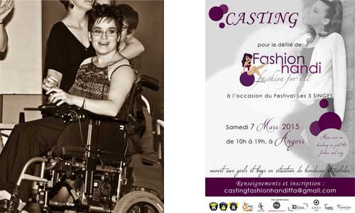 Illustration article Casting recrute mannequins handicapés à Angers