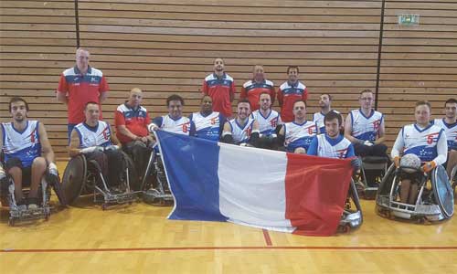 Illustration article Mondial de rugby fauteuil : 2 victoires sur 3 pour la France