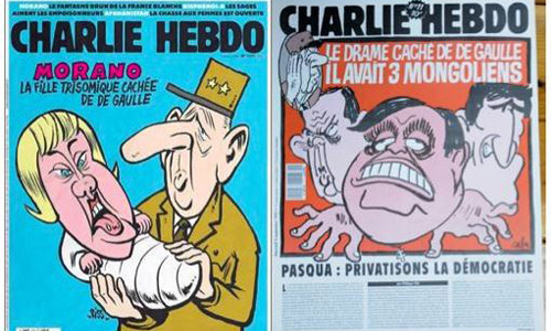Illustration article Charlie Hebdo et trisomie : défendre le droit à la satire ?