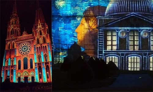 Illustration article Chartres en lumières, spectaculaire : et avec un handicap ?