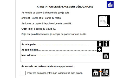 Illustration article Couvre-feu : la dérogation en cas de handicap maintenue 