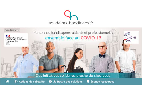 Illustration article Covid-19: toutes les initiatives handicap sur une plateforme