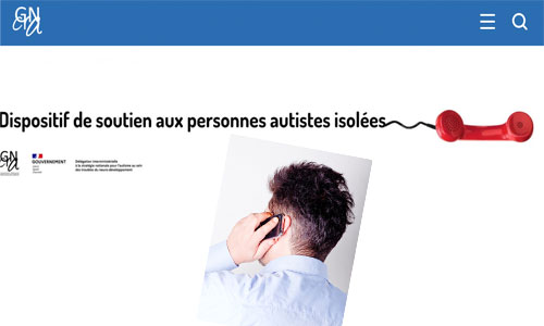 Illustration article Covid: dispositif de soutien à distance pour autistes isolés