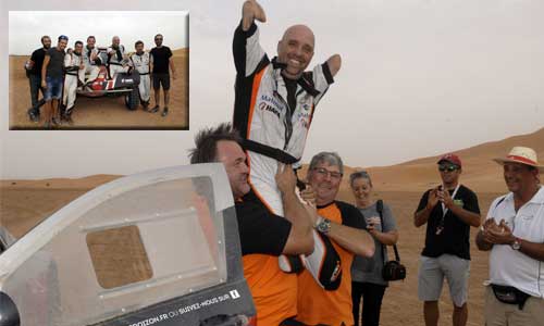 Illustration article Philippe Croizon ovationné sur le rallye du Maroc