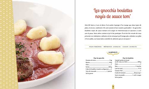 Illustration article Un livre de recettes spéciales pour gourmets autistes