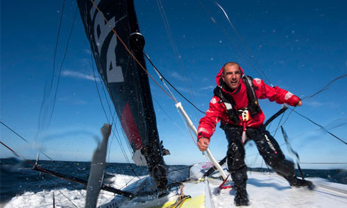 Illustration article  Damien Seguin : tout feu tout voile sur la Route du Rhum