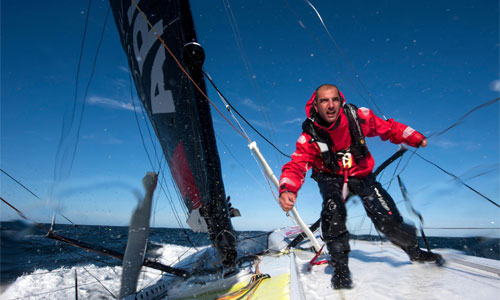 Illustration article Damien Seguin met  les voiles pour le Vendée Globe !