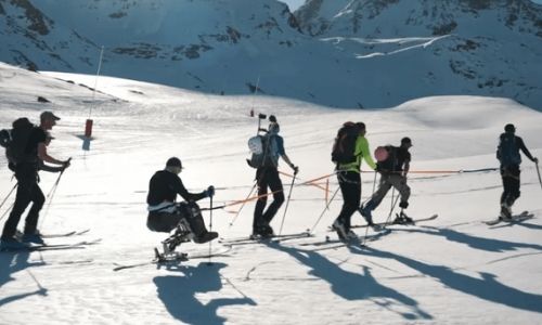 Illustration article Défi : un skieur paraplégique à l'assaut du Mont-Blanc