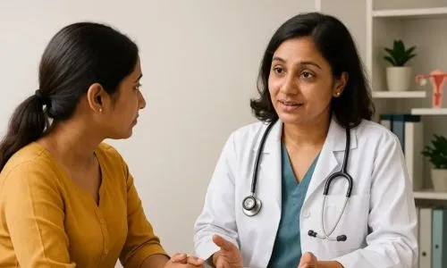 Conversation entre patiente et m&eacute;decin