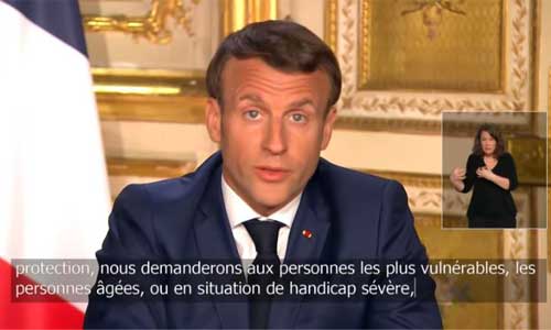 Illustration article Discours de Macron: les personnes handicapées s'interrogent...