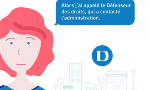 Illustration article Discrimination : ayez le "réflexe" Défenseur des droits !