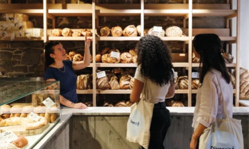 boulangerie personne avec application divercity