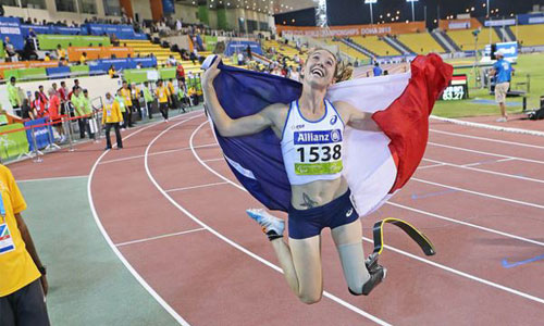 Illustration article Marie-Amélie Le Fur : record du monde sur le 400 m