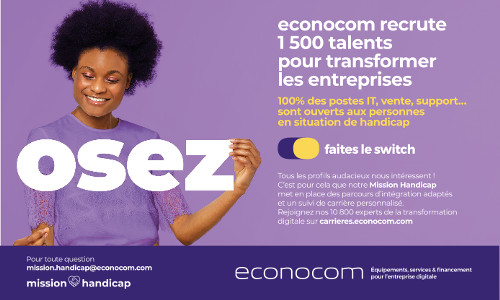 Econocom s'engage : intégrez un Groupe handi-accueillant !