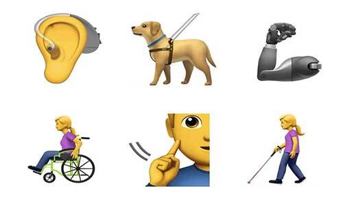 Illustration article Bientôt des Emojis représentant les handicaps ? 