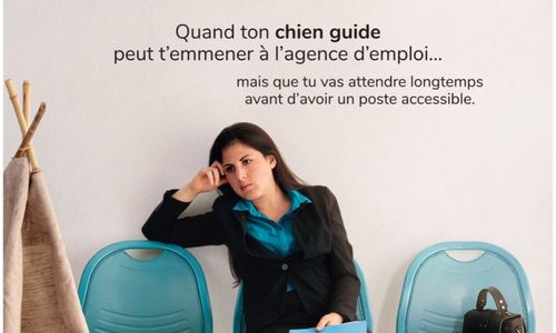 Illustration article Emploi : les personnes déficientes visuelles naviguent à vue