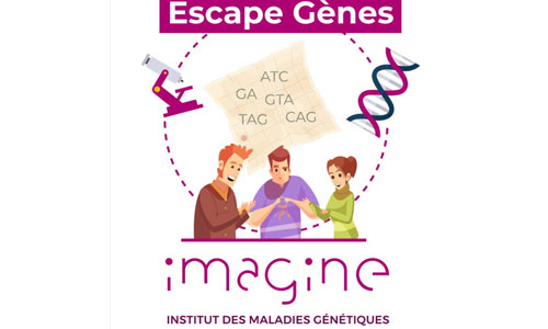 Illustration article Un "escape gènes" pour informer sur les maladies génétiques