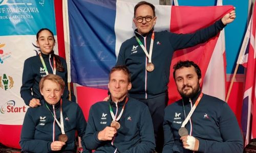 Illustration article Euro d'escrime fauteuil 2022 : la France 7e avec 8 médailles