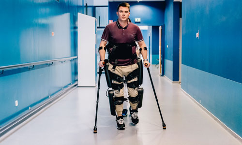 Illustration article Exploit : un exosquelette sur le semi-marathon de Paris